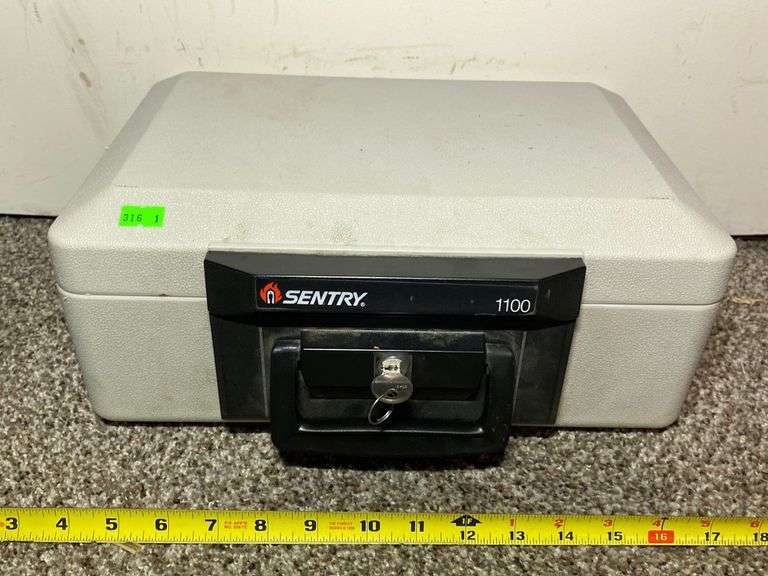 Sentry lock box with key Metzger Property Services LLC