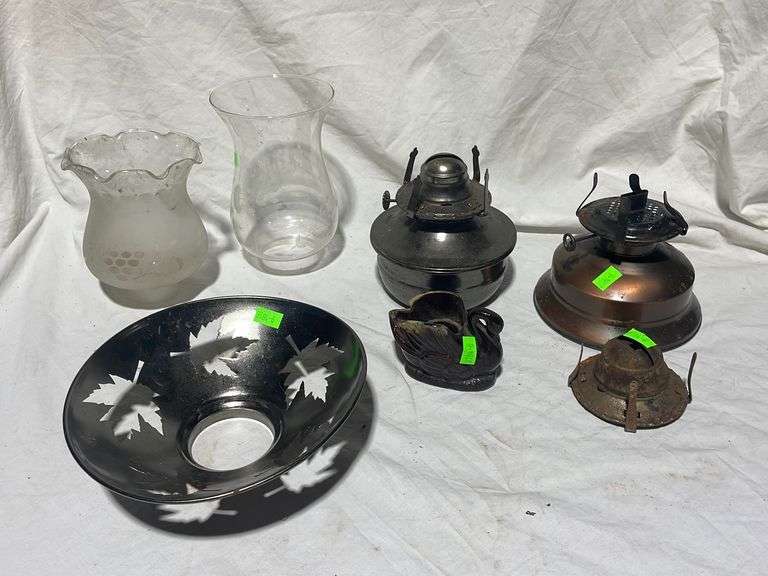 Oil Lamp Parts Assortment Metzger Property Services LLC