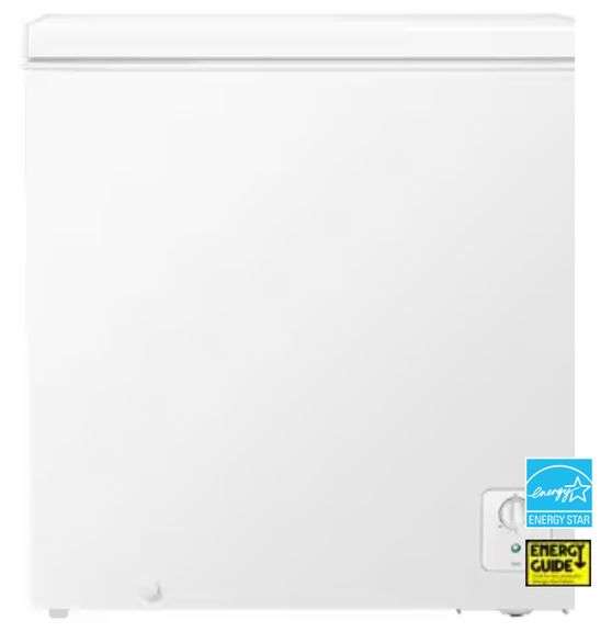 Hisense GarageReady 7cu ft Manual Defrost Chest Freezer (White