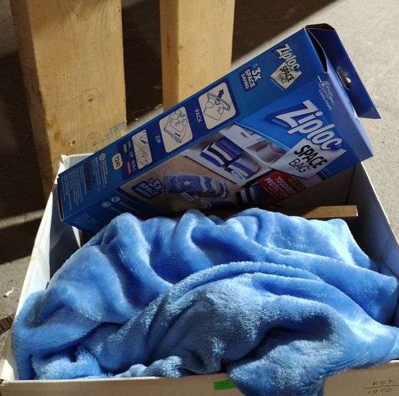 Ziploc space bags, blanket, home decor, photo frames Metzger Property Services LLC