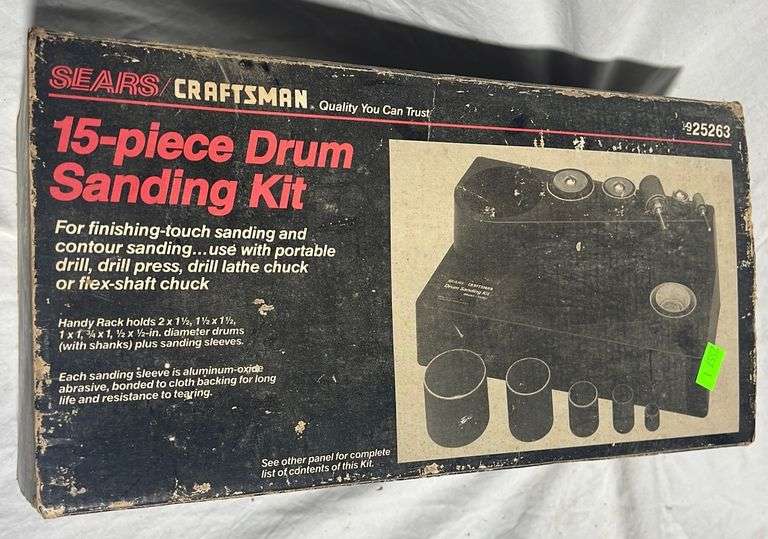 Drum sanding kit Metzger Property Services LLC