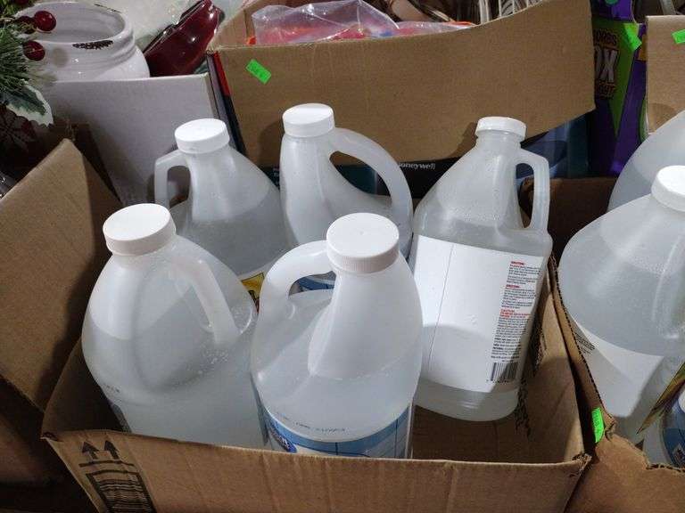 Ammonia cleaner, small fan, cast iron pans, misc. Metzger Property