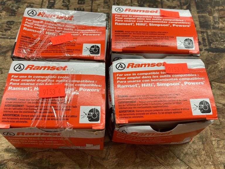 4 Ramset 1” Low Velocity Powder Fasteners (100 Count) Metzger