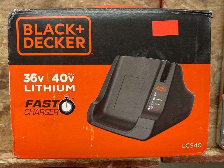 Black+Decker 36V/40V Lithium Fast Charger Metzger Property Services LLC