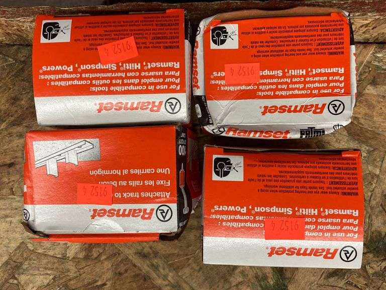 4 Ramset 1” Low Velocity Powder Fasteners (100 Count) Metzger Property Services LLC