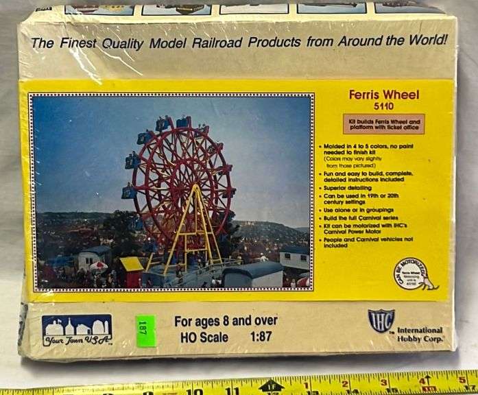 International Hobby Corp. Ferris Wheel 5110 in sealed box HO scale 1