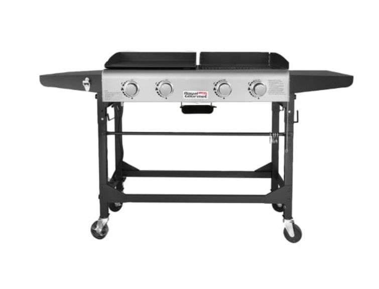 Royal Gourmet Premium 4Burner Gas Grill and Griddle Combo Kit Model