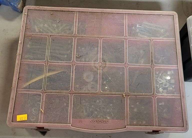 Zag Organizer Full of Screws and StackOn Tool Organizer Full of Screws