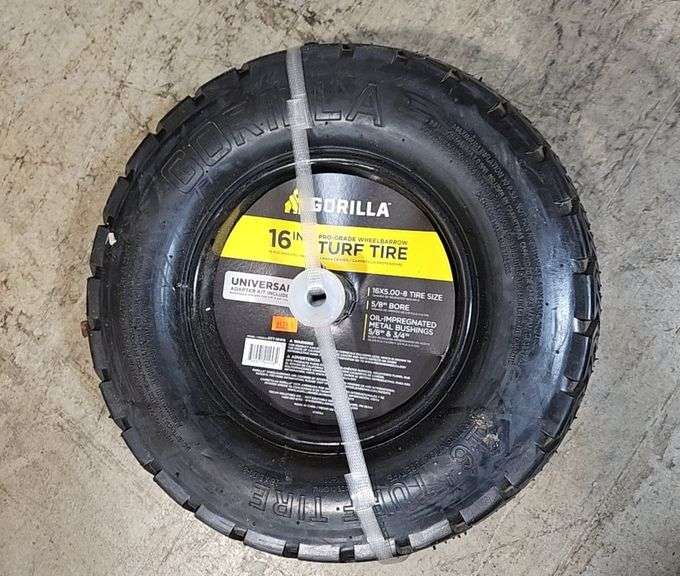 Gorilla 16 in. Turf Universal Wheelbarrow Tire Metzger Property
