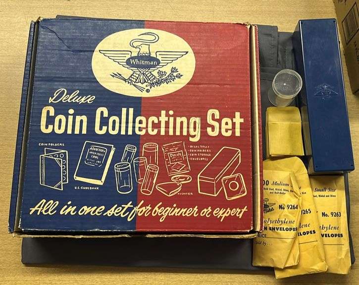 Coin Holders and Coin Collecting Set Empty Box - Metzger Property ...