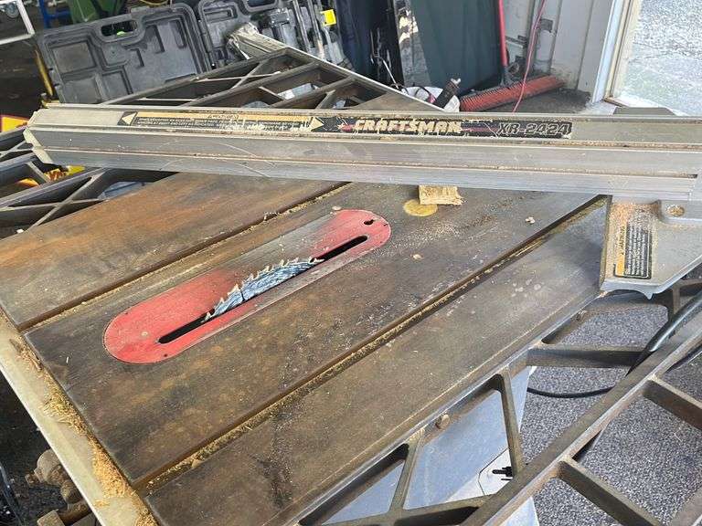 Craftsman 10" contractor table saw Metzger Property Services LLC