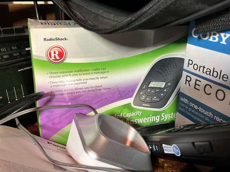 Electronics assortment inc. Emerson radio , Lloyd Cassette player, Misc