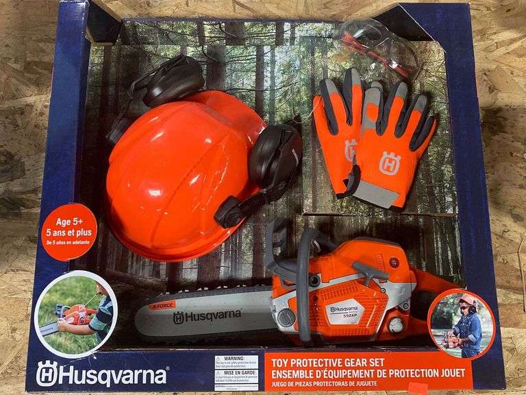 Husqvarna 550XP Toy Chainsaw and PPE Kit Metzger Property Services, LLC