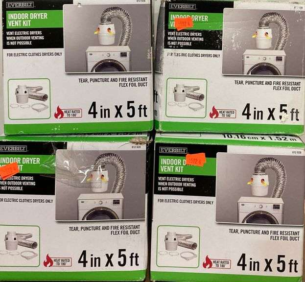 4Everbilt Indoor Dryer Vent Kit 4”x5’ Metzger Property Services LLC