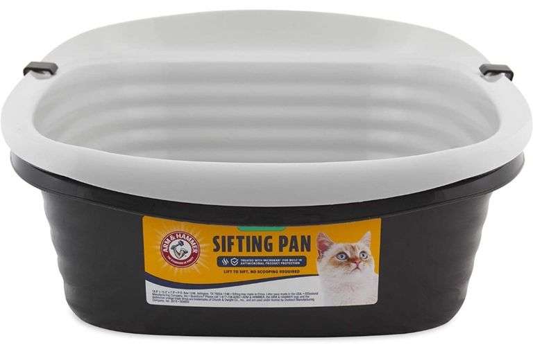 Arm & Hammer Large Sifting Litter Box with Microban for Odor Control