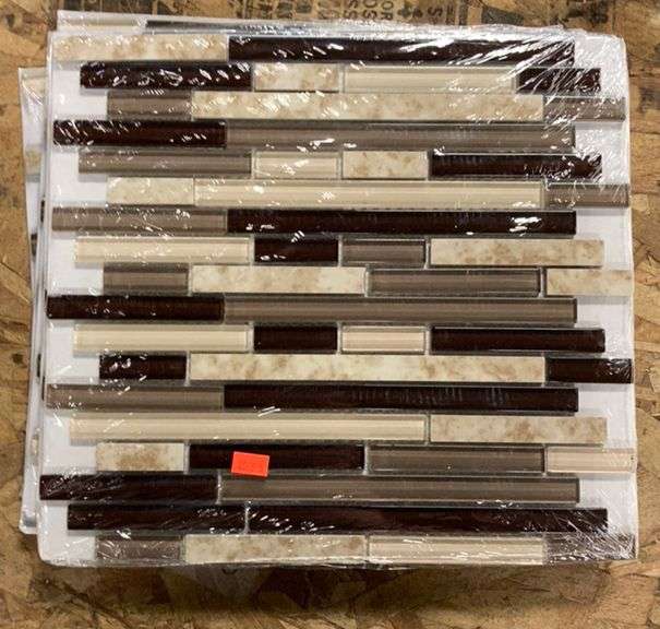 MSI 5 Amalfi Cafe 12 in. x 12 in. x 6 mm Interlocking Glass Porcelain