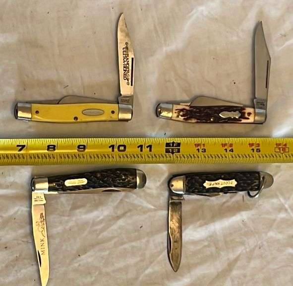 Four assorted Pocket Knives including Scout Knife • Ranger • Parker