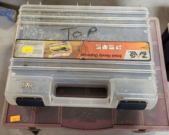 Zag Organizer Full of Screws and StackOn Tool Organizer Full of Screws