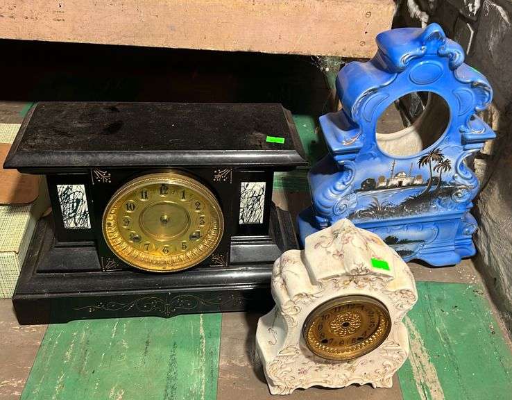 Assorted clock shells - Metzger Property Services, LLC