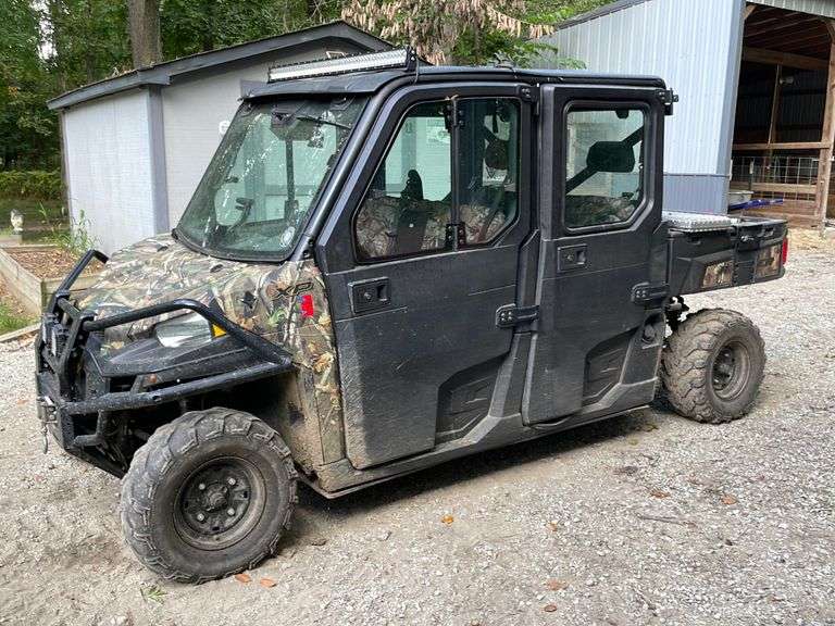 2017 Polaris Ranger XP 900 H.O 6075 Hours with Hard and Soft Doors Dump Bed, Winch, Windshield