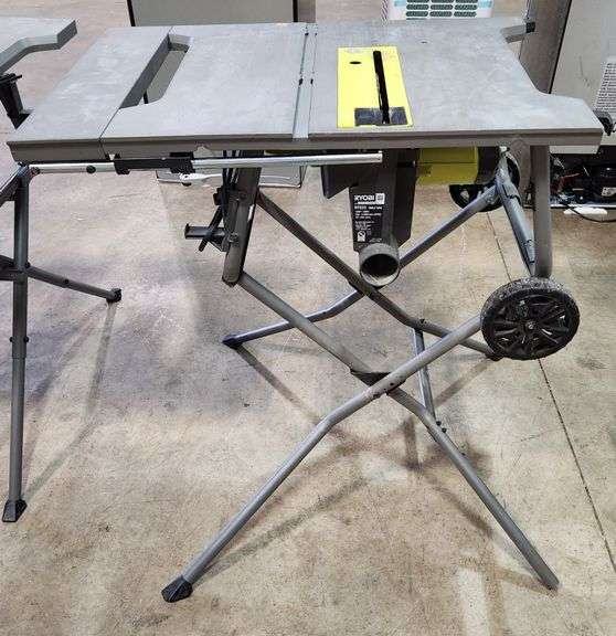 RYOBI 15 Amp 10 in. Expanded Capacity Portable Corded Table Saw With Rolling Stand don't power