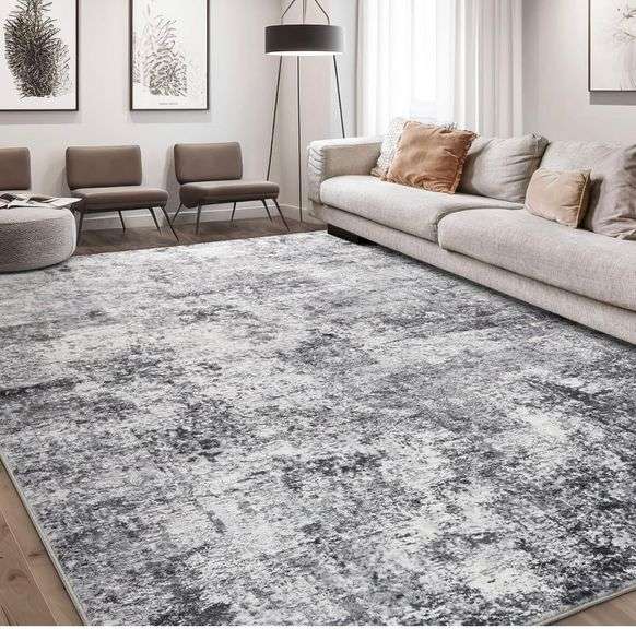 Area Rug Living Room Rugs 9x12 Large Soft Indoor Neutral Modern