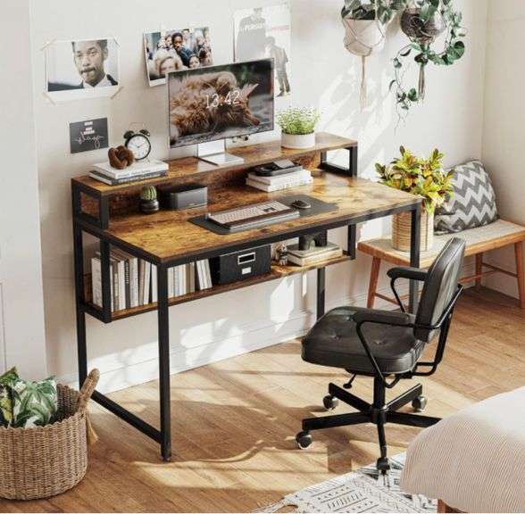 Cubiker Computer Home Office Desk, 47" Small Desk Tabl Metzger
