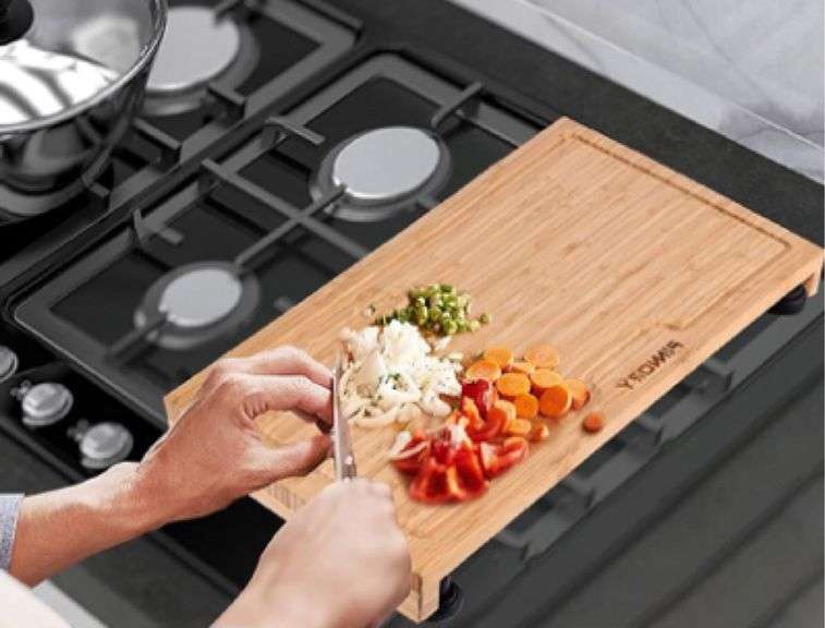 Large Bamboo Cutting Boards,side cracked Metzger Property Services, LLC