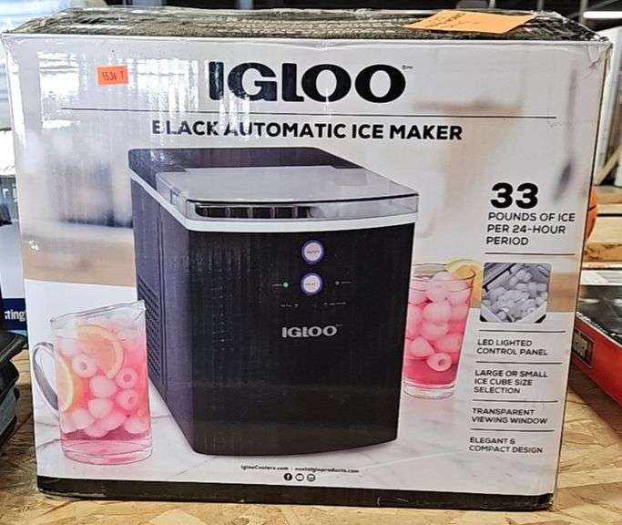 Igloo LargeCapacity Automatic Portable Electric Countertop Ice Maker
