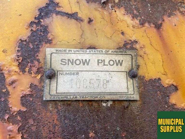 Caterpillar Front Mount VPlow Michener Allen Auctioneering Ltd