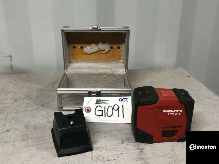 Hilti PM 2P in Small Case Michener Allen Auctioneering Ltd