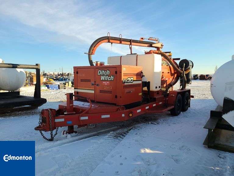 2010 DITCH WITCH FX30 TA HYDROVAC TRAILER Qty 1 Michener Allen