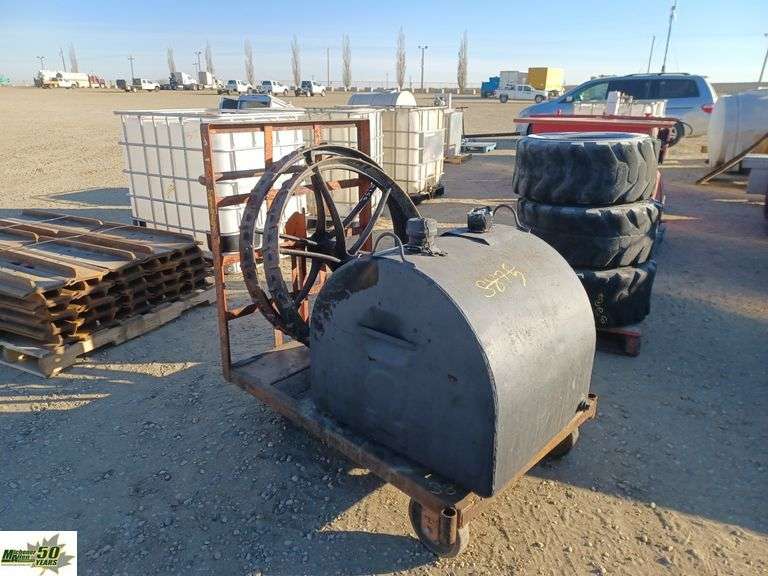 Fuel Tank, Cart and Tractor Wheels Michener Allen Auctioneering Ltd