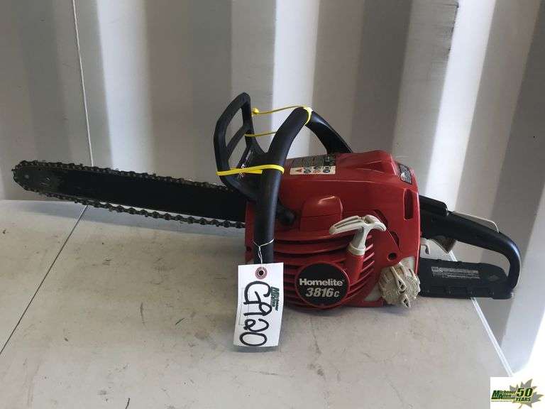 Homelite 3816c Chainsaw Michener Allen Auctioneering Ltd