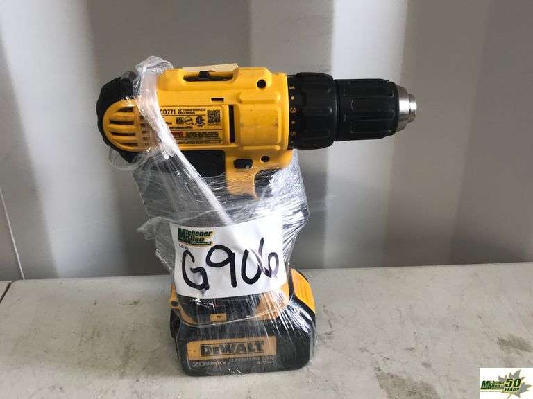 DeWalt DCD771 1/2in 20V Drill and Charger - Michener Allen ...
