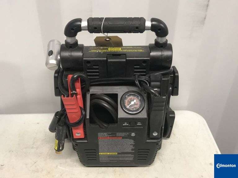 Motomaster Eliminator Booster Pack with Air Compressor Michener Allen