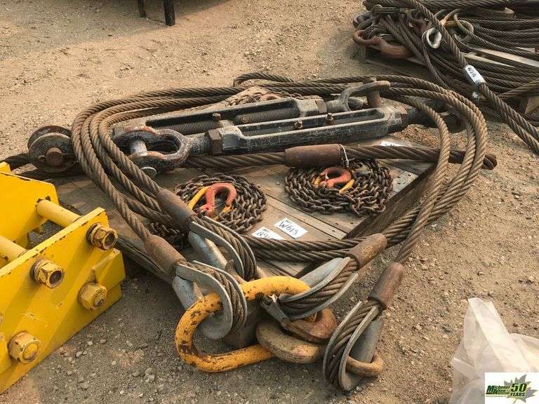 Wire Rope Slings, Chains, Turn Buckles-1 Pallet - Michener Allen ...