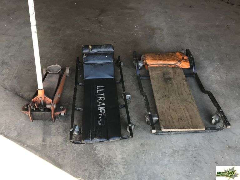 2 Mechanic Creeper Dolly’s and Vehicle/Equipment Jack Michener Allen