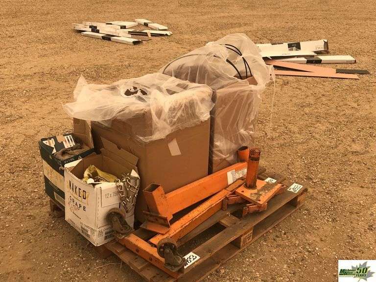 Engine Stand, Chains, Outboard Motor Parts1 Pallet Michener Allen