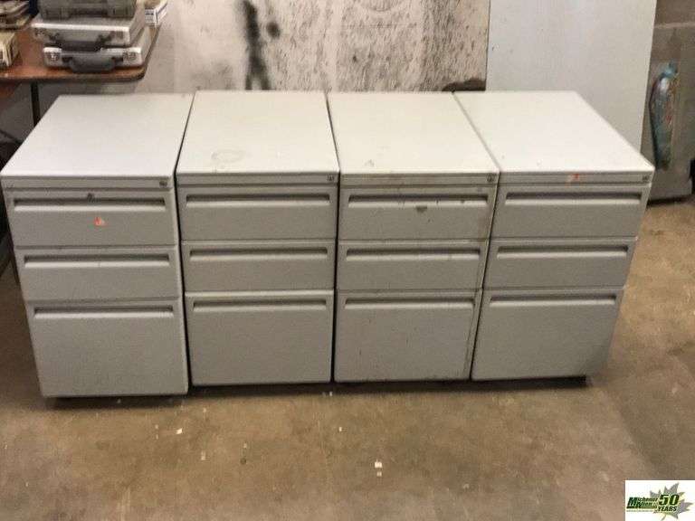 43 Drawer Metal file on casters Michener Allen