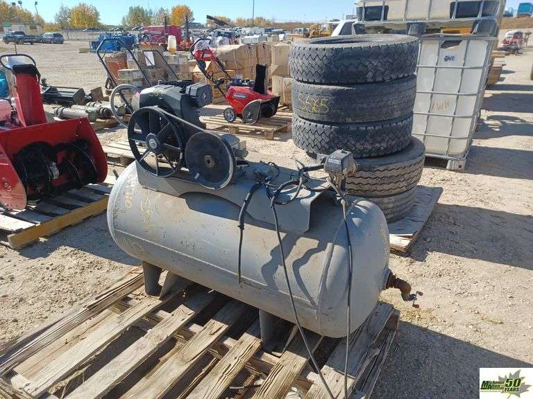 Air Compressor1 Pallet Michener Allen Auctioneering Ltd