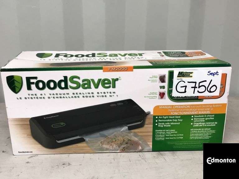 FoodSaver FM2000 Michener Allen Auctioneering Ltd