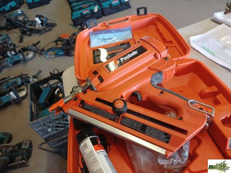 Paslode Impulse 30 degrees cordless Framing Nail Gun with case Qty 1 Michener Allen
