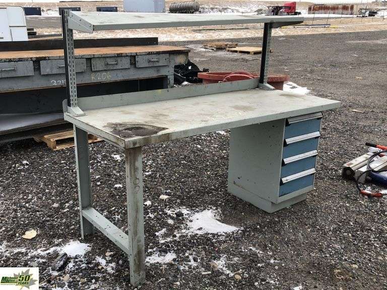Steel Work Bench Michener Allen Auctioneering Ltd