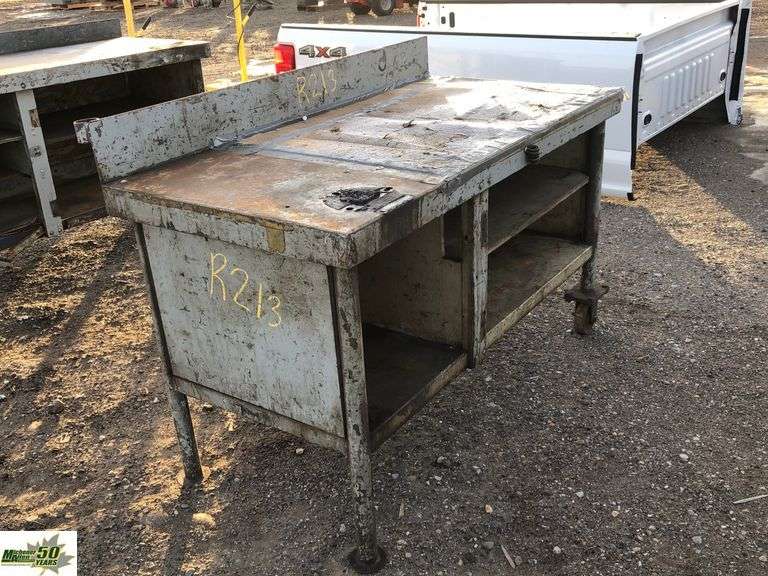 Steel Work Bench Michener Allen Auctioneering Ltd