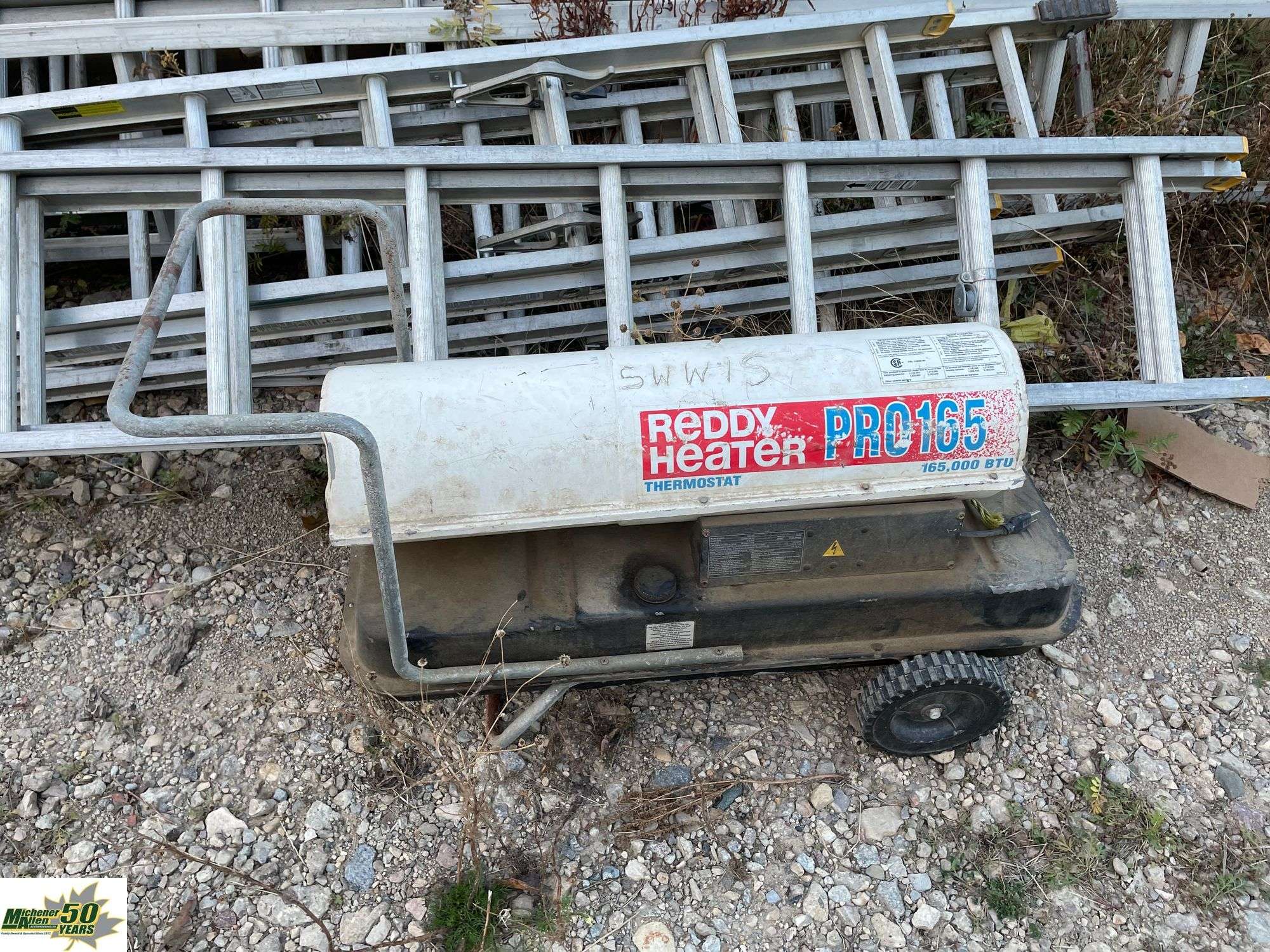 REDDY HEATER PRO 165 165,000 BTU HEATER - Michener Allen Auctioneering Ltd