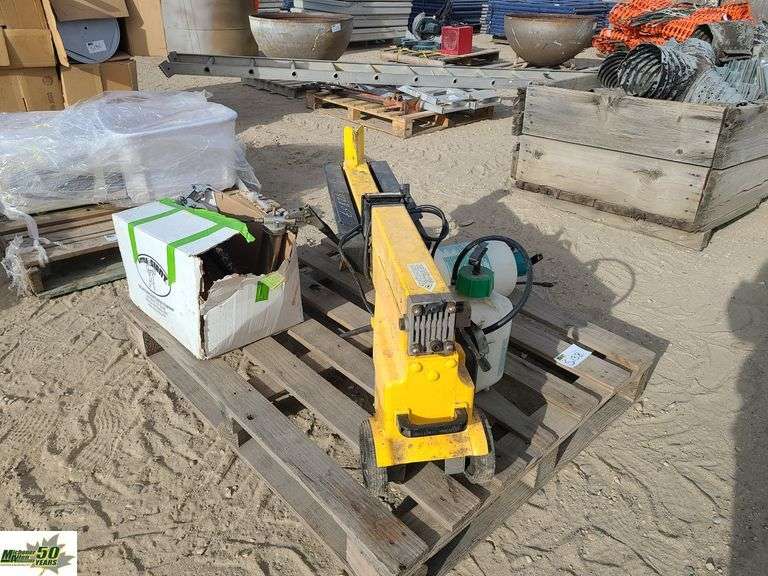 Log Splitter , Sprayers and Grease Guns1 Pallet Michener Allen