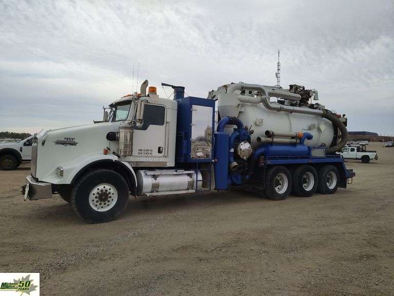 2008 Kenworth T800 Tri Hydro Vac Truck Michener Allen Auctioneering Ltd