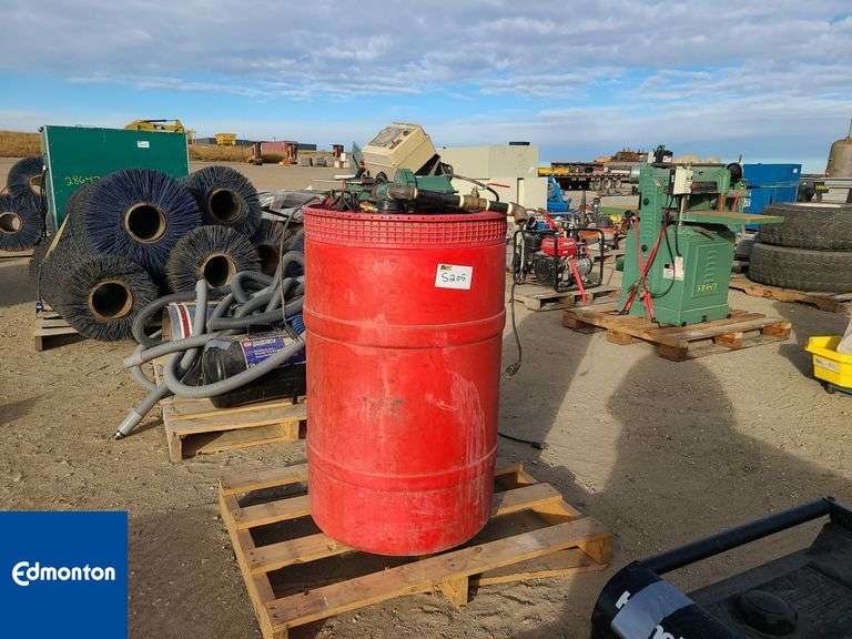 Plastic Barrel Parts Washer1 Pallet Michener Allen Auctioneering Ltd