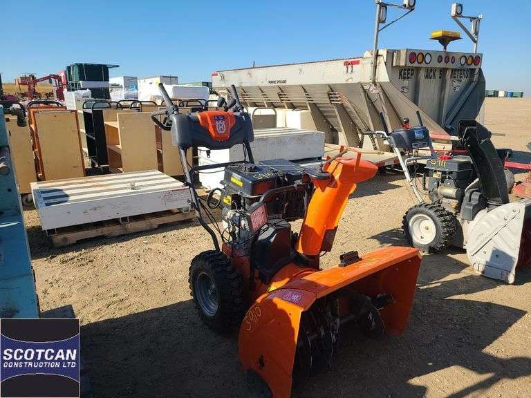 Husqvarna Snow Blower Michener Allen Auctioneering Ltd